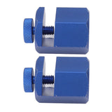 2PCS Stair Guages Knobs Aluminium Alloy Stair Stringer Layout Tool for Framing Square Carpentry Rafter Blue