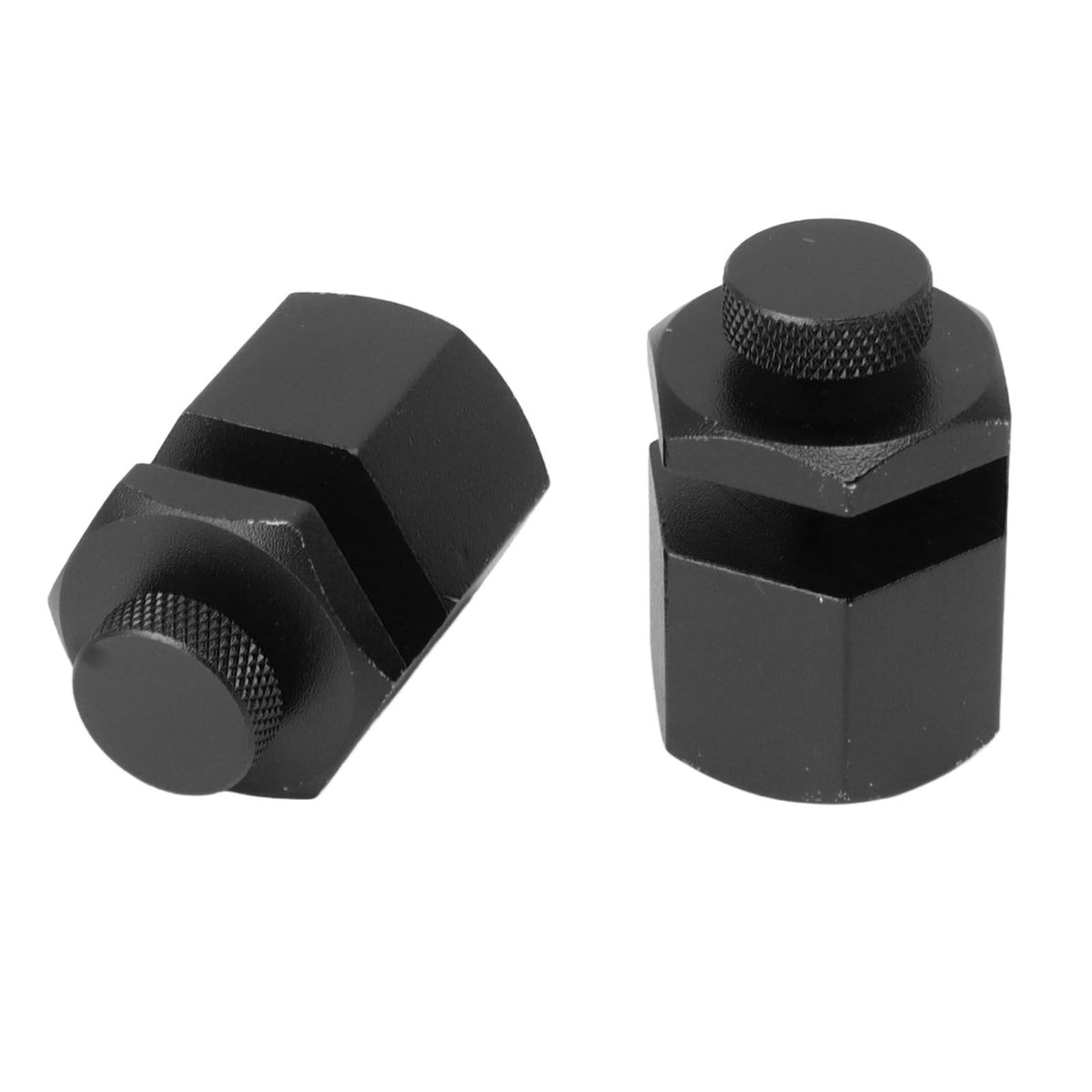 2PCS Stair Guages Knobs Aluminium Alloy Stair Stringer Layout Tool for Framing Square Carpentry Rafter Black