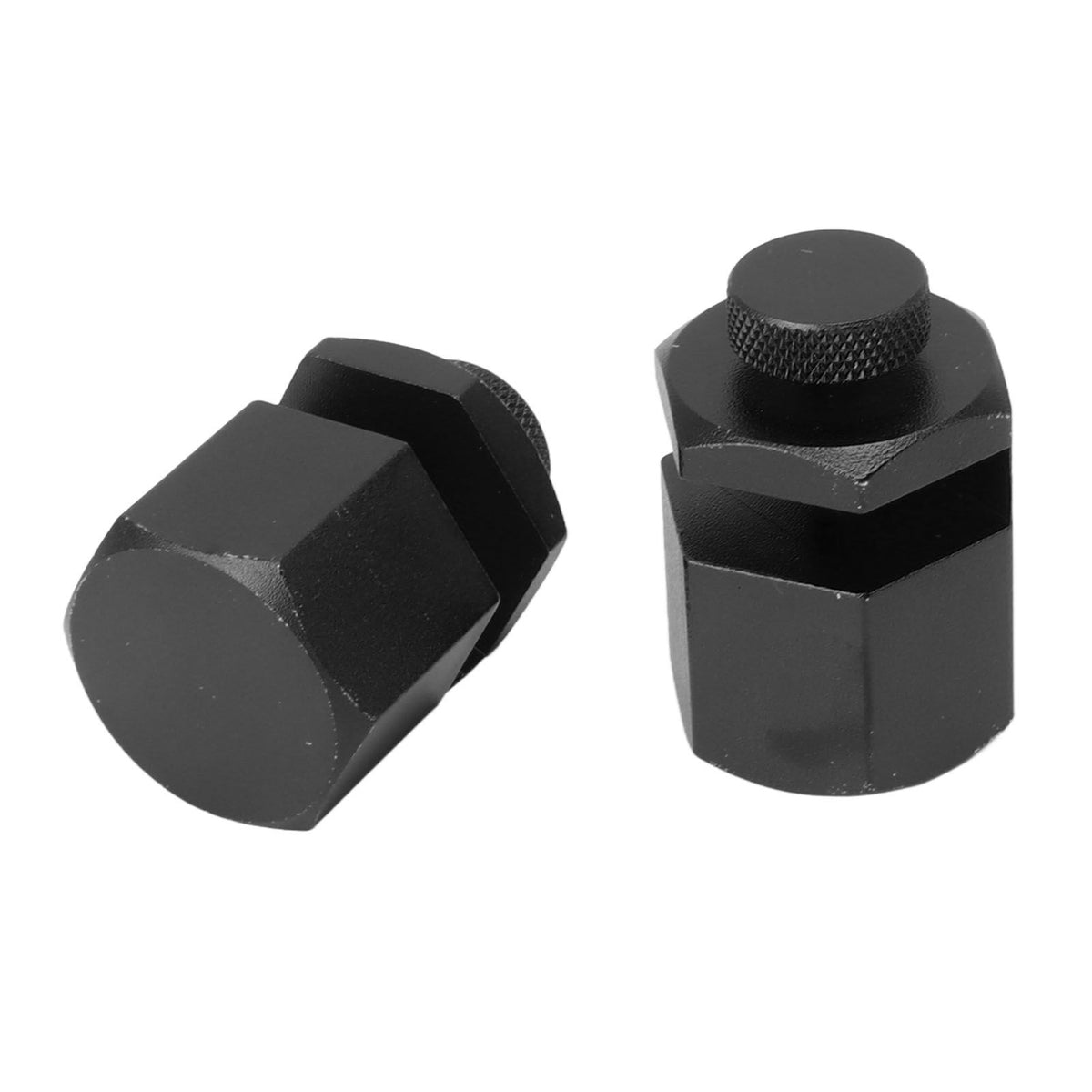 2PCS Stair Guages Knobs Aluminium Alloy Stair Stringer Layout Tool for Framing Square Carpentry Rafter Black