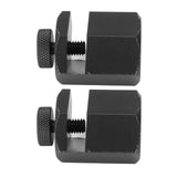 2PCS Stair Guages Knobs Aluminium Alloy Stair Stringer Layout Tool for Framing Square Carpentry Rafter Black - Extra Image