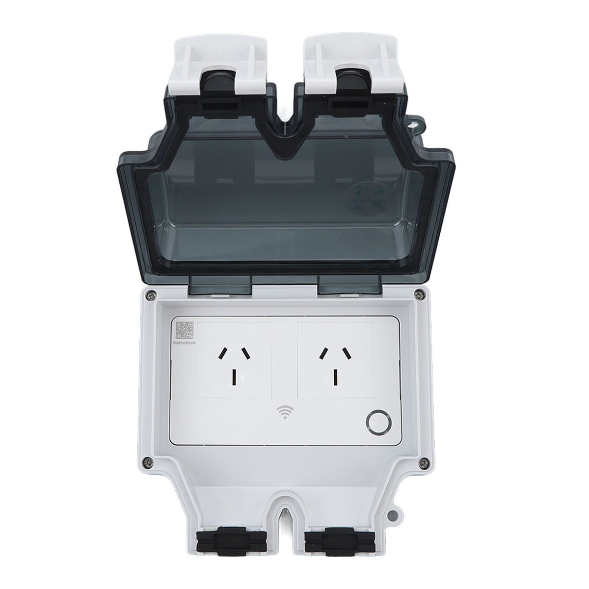 WiFi Intelligent Socket Type 86 IP66 Outdoor Waterproof Wifi Smart Power Outlets APP Control 15A AU Plug 110‑250V SNW 2AU