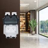 WiFi Intelligent Socket Type 86 IP66 Outdoor Waterproof Wifi Smart Power Outlets APP Control 15A AU Plug 110‑250V SNW 2AU - Extra Image