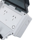 WiFi Intelligent Socket Type 86 IP66 Outdoor Waterproof Wifi Smart Power Outlets APP Control 15A AU Plug 110‑250V SNW 2AU - Extra Image