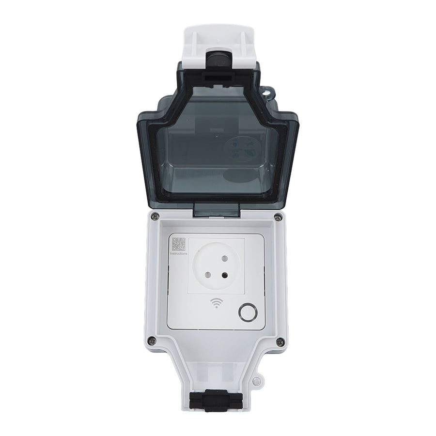 WiFi Smart Wall Electrical Socket Ip66 Waterproof Israel Standard Power Socket With Cover 16A 110 to 250V SNW-I
