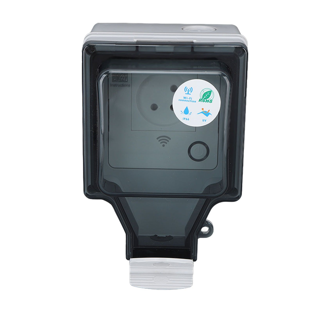 WiFi Smart Wall Electrical Socket Ip66 Waterproof Israel Standard Power Socket With Cover 16A 110 to 250V SNW-I