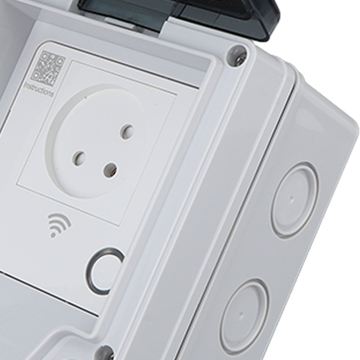 WiFi Smart Wall Electrical Socket Ip66 Waterproof Israel Standard Power Socket With Cover 16A 110 to 250V SNW-I