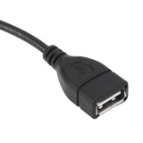 5PCS ON Off Switch Male to Female Cable 2 Pin PVC USB Extension Cable with B utton for Driving Recorder LED Lights Black