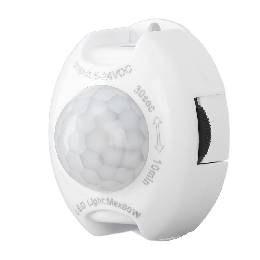 DC Plug Human Body Induction Switch Infrared Adjustable LED Light Strip Detector Switch 5‑24V 60W