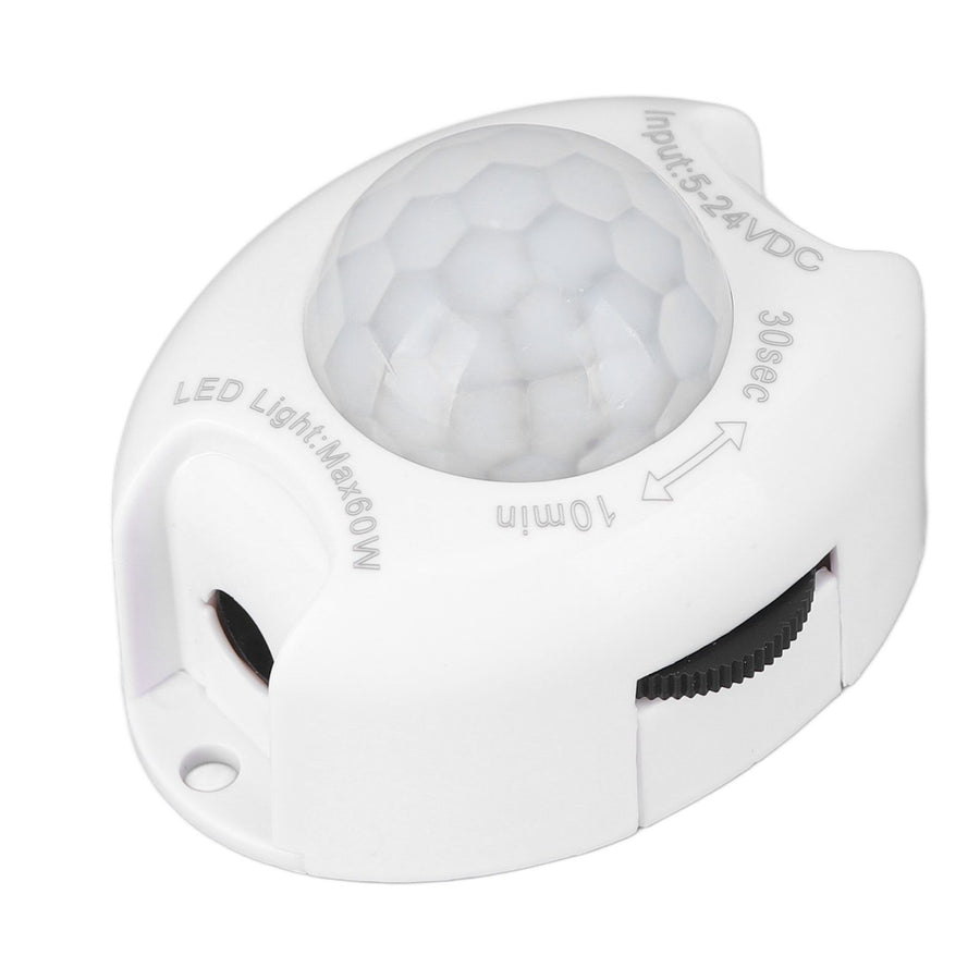 DC Plug Human Body Induction Switch Infrared Adjustable LED Light Strip Detector Switch 5‑24V 60W