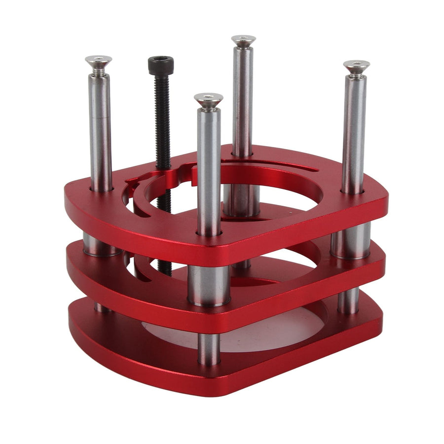 Router Lift Base Aluminum Alloy Router Table Saw Insert Plate Lifting System Base Kit for Small Trimming Machines