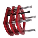 Router Lift Base Aluminum Alloy Router Table Saw Insert Plate Lifting System Base Kit for Small Trimming Machines