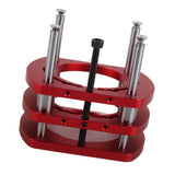 Router Lift Base Aluminum Alloy Router Table Saw Insert Plate Lifting System Base Kit for Small Trimming Machines
