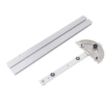 Angle Protractor Angle Finder Ruler Aluminum Alloy Protractor Woodworking Ruler Angle Measure Tool with Backstop