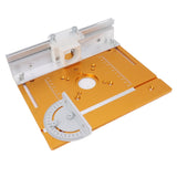 Router Table Insert Plate Wood Router Flip Plate Woodworking Benches Router Flip Plate - Rear View