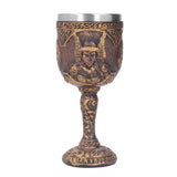 Nordic Wine Goblet Resin Shell Stainless Steel Unique Retro Beer Cup for Cocktails Whisky Red Wine