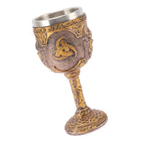 Nordic Viking Goblet Retro Resin Stainless Steel Beer Cup for Cocktails Whisky Red Wine - Extra Image