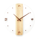 Wall Clock Silent Round Decorative Modern Acrylic Panel Hanging Clock for Living Room Bedroom Office