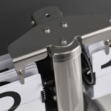 Digital Flip Down Clock Retro Minimalist Single Foot Mechanical Auto Flip Clock Desk Clock for Home Livingroom White