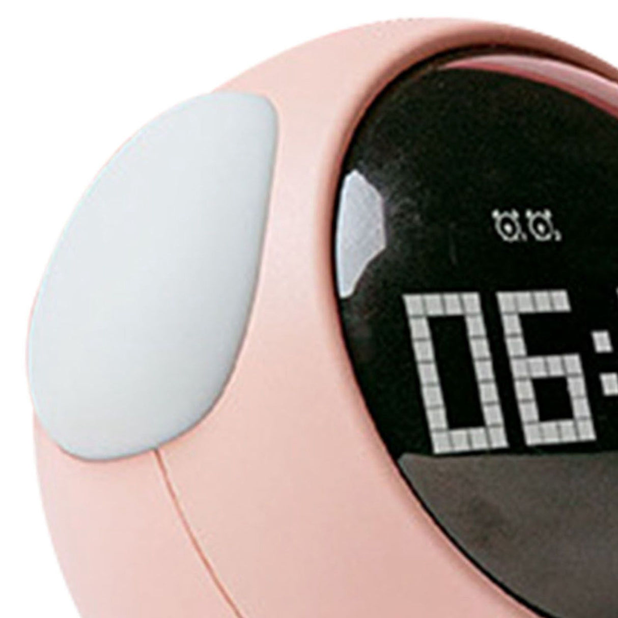 Expression Clock Cute Dog Shape Multifunctional LED Digital Alarm Clock Voice Activated Night Light Pink