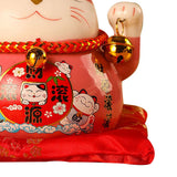 Lucky Cat Coin Bank 4.5in Exquisite Cute Bring Luck Good Wish Ceramic Fortune Cat Saving Pot Desk Decoration Pink - Extra Image