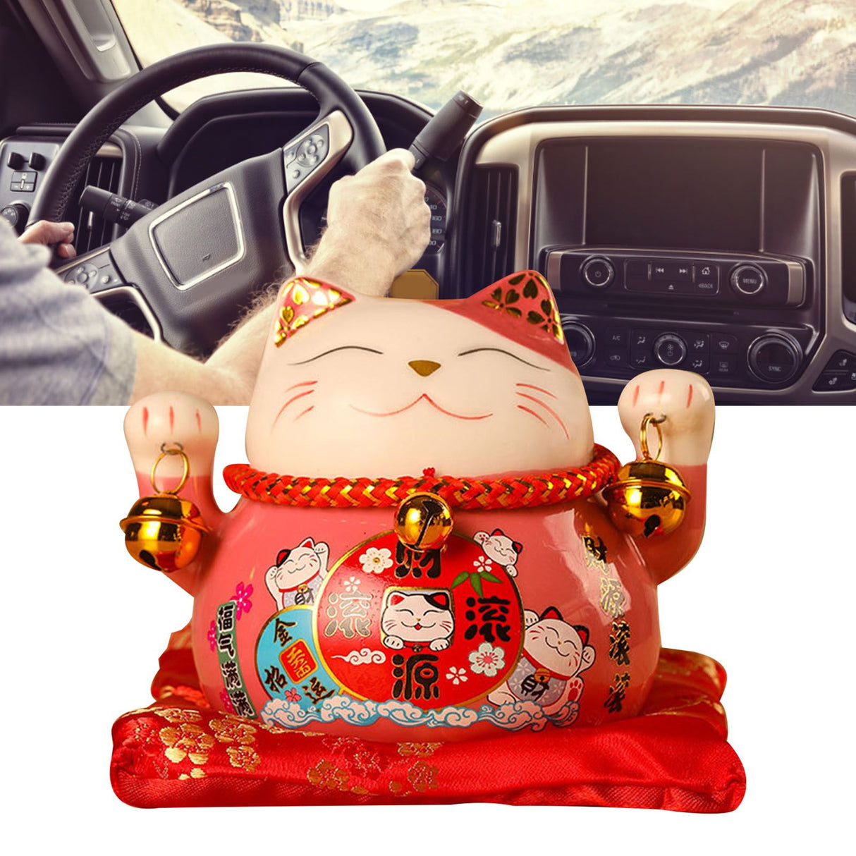 Lucky Cat Coin Bank 4.5in Exquisite Cute Bring Luck Good Wish Ceramic Fortune Cat Saving Pot Desk Decoration Pink