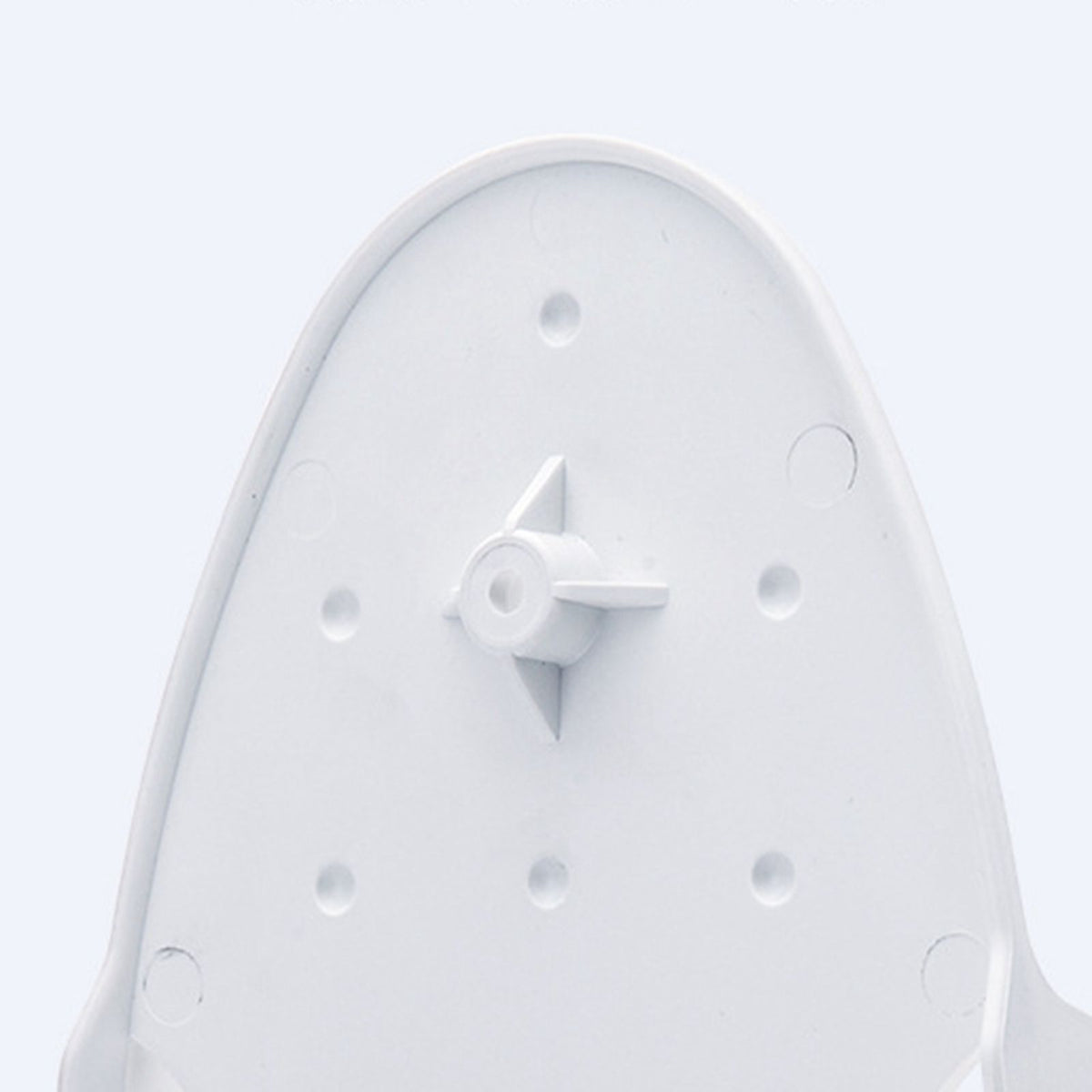 Iron Holder Wall Mounted Heat Resistant Widened Electric Iron Organizer with Hooks for Closet Hotel White
