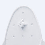 Iron Holder Wall Mounted Heat Resistant Widened Electric Iron Organizer with Hooks for Closet Hotel White
