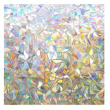 45x200cm Decorative Window Privacy Film 3D Rainbow Window Film Static Cling Window Sticker