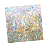 45x200cm Decorative Window Privacy Film 3D Rainbow Window Film Static Cling Window Sticker - Front View