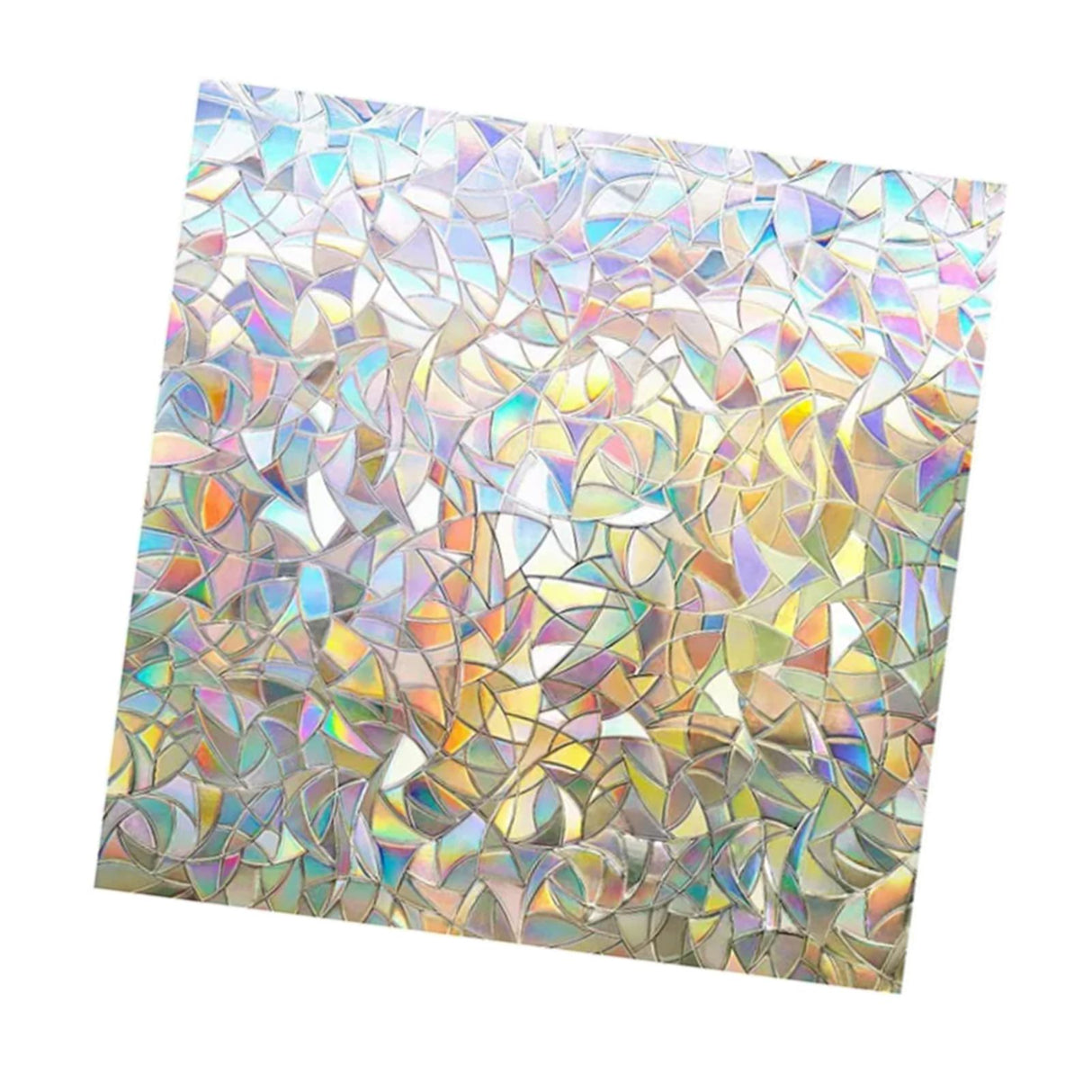 45x200cm Decorative Window Privacy Film 3D Rainbow Window Film Static Cling Window Sticker