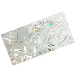 60x300cm 3D Tulip Pattern Self Adhesive Window Privacy Film Static Cling Window Sticker for Home Office