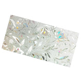 60x300cm 3D Tulip Pattern Self Adhesive Window Privacy Film Static Cling Window Sticker for Home Office