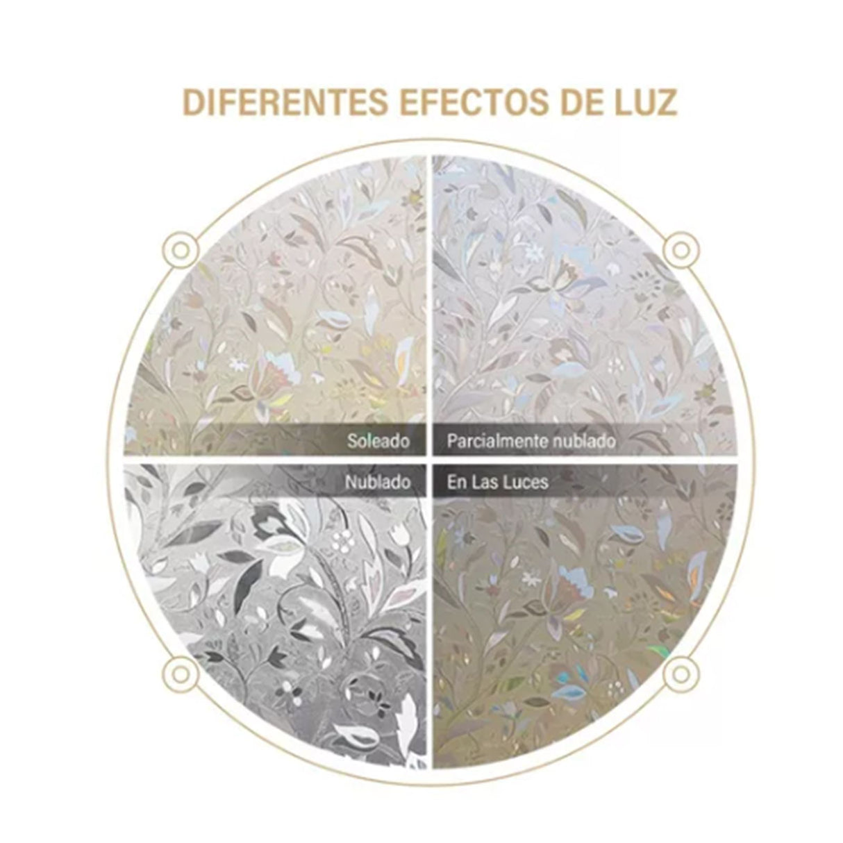 60x300cm 3D Tulip Pattern Self Adhesive Window Privacy Film Static Cling Window Sticker for Home Office
