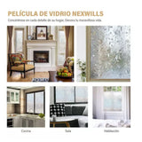 60x300cm 3D Tulip Pattern Self Adhesive Window Privacy Film Static Cling Window Sticker for Home Office - Extra Image