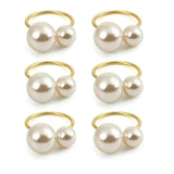 12pcs Napkin Ring Washable Decorative Exquisite Metal Napkin Ring Buckle for Wedding Party Banquet Christmas Dinner