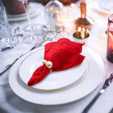 12pcs Napkin Ring Washable Decorative Exquisite Metal Napkin Ring Buckle for Wedding Party Banquet Christmas Dinner