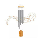 Wind Chimes Outdoor Sympathy Memorial Wind Chimes with Metal Tubes for Home Decoration - 45-Degree Angle