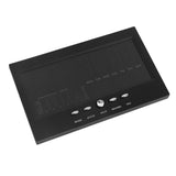 Weather Forecast Clock ABS LED Color Screen Multifunctional Temperature Humidity Alarm Clock Black - Extra Image