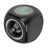 Projection Clock LED Display Projection Alarm Clock Mini Voice Timing Digital Clock Projector With USB Cable Black - Extra Image