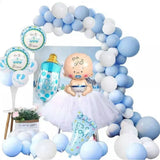 Balloons Kit Decorative Reusable Latex Balloon Set for Baby Shower Birthday Party - 45-Degree Angle