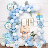 Balloons Kit Decorative Reusable Latex Balloon Set for Baby Shower Birthday Party - Rear View