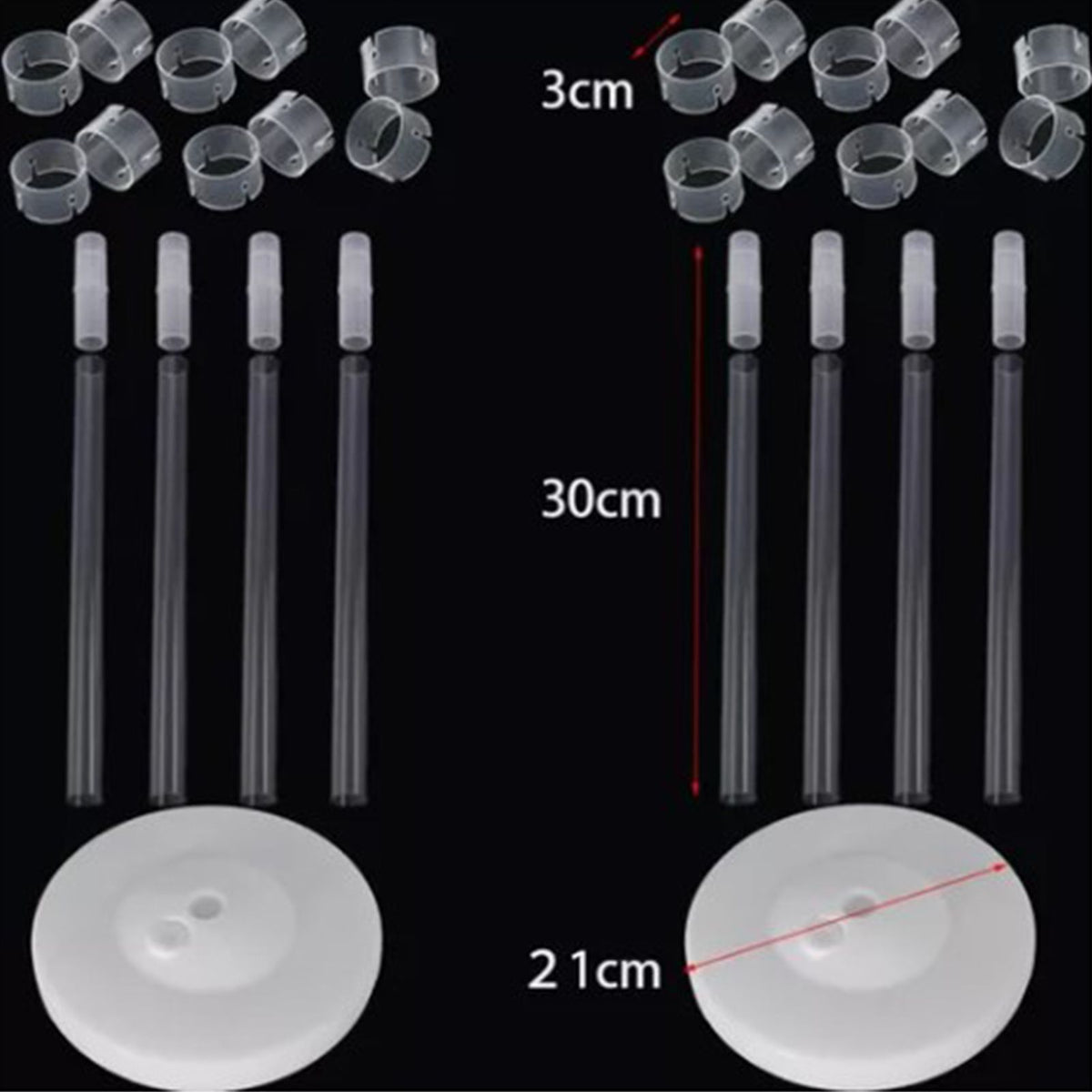 Balloon Column Kit Plastic Balloon Tower Decoration for Birthday Party Wedding Party Christmas