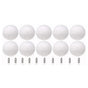 Chinese White Paper Lantern Decorative Round Paper Lanterns with 10 LED Lights for Wedding Party Christmas Party Decor