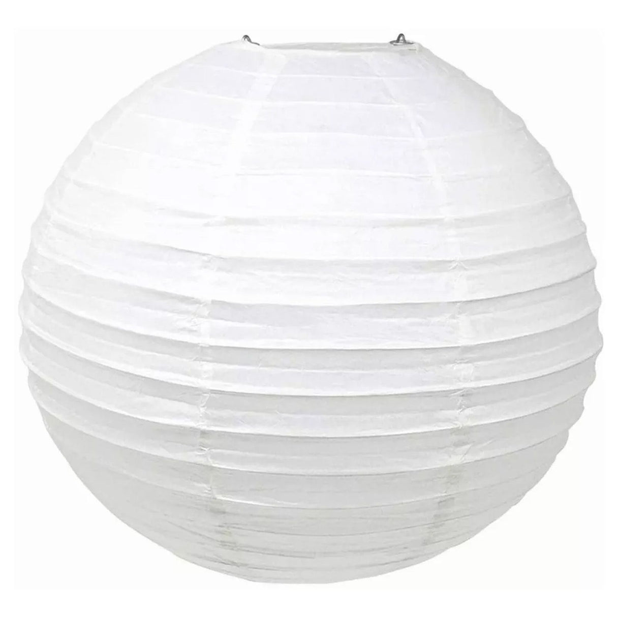 Chinese White Paper Lantern Decorative Round Paper Lanterns with 10 LED Lights for Wedding Party Christmas Party Decor
