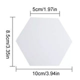 24PCS Hexagon Mirror Wall Stickers Acrylic Sticker Decoration for Home Living Room Bedroom Decor