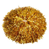 10PCS Cheerleading Pompoms with Straight Handle Reusable Flash Effect Plastic Cheering Poms Ball for Basketball Baseball - Extra Image