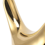 2Pcs Electroplated Ceramic Bird Decoration Nordic Style Modern Abstract Bird Figurine Home Desktop Decoration Gifts Gold Plated Large - Extra Image