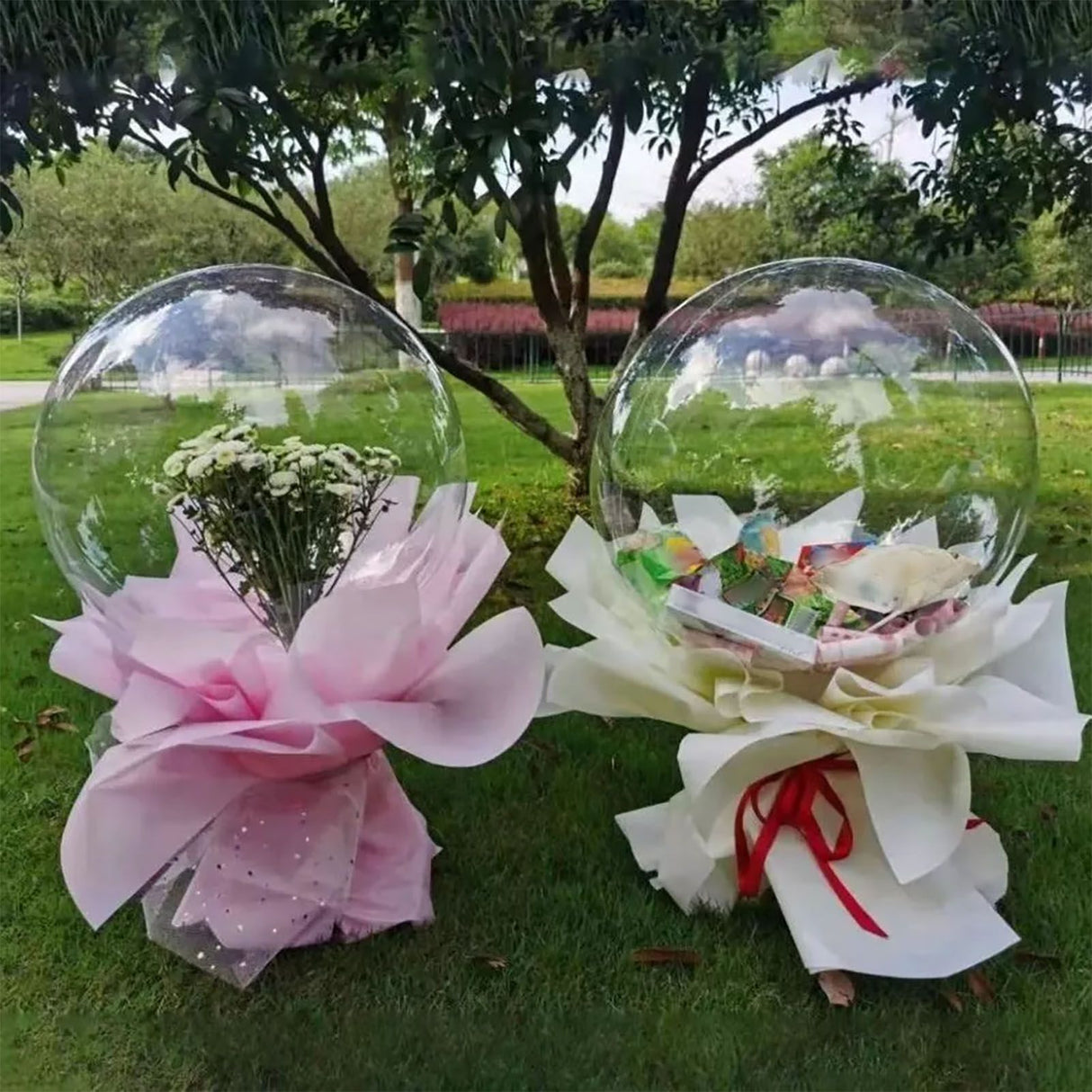 10PCS Bobo Balloons Wide Mouth Reusable Environmentally Friendly Transparent for Wedding Birthday Party