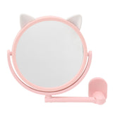 Makeup Mirror 16.5cm Diameter Clear Image Cosmetic Mirror Wall Mirror for Bathroom - Front View