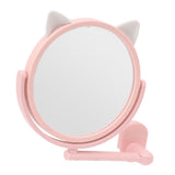 Makeup Mirror 16.5cm Diameter Clear Image Cosmetic Mirror Wall Mirror for Bathroom - Low Angle